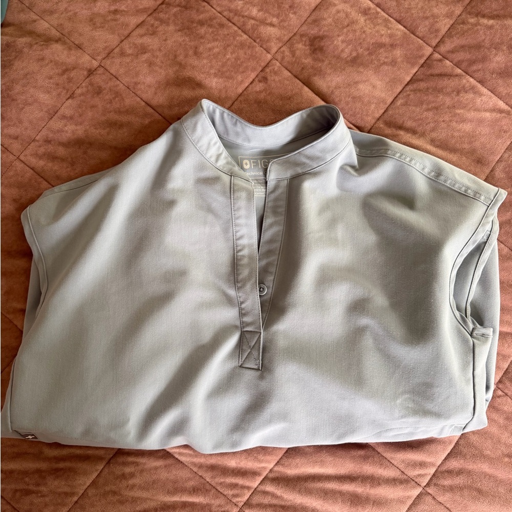 Fifth dusty blue Rafaela top